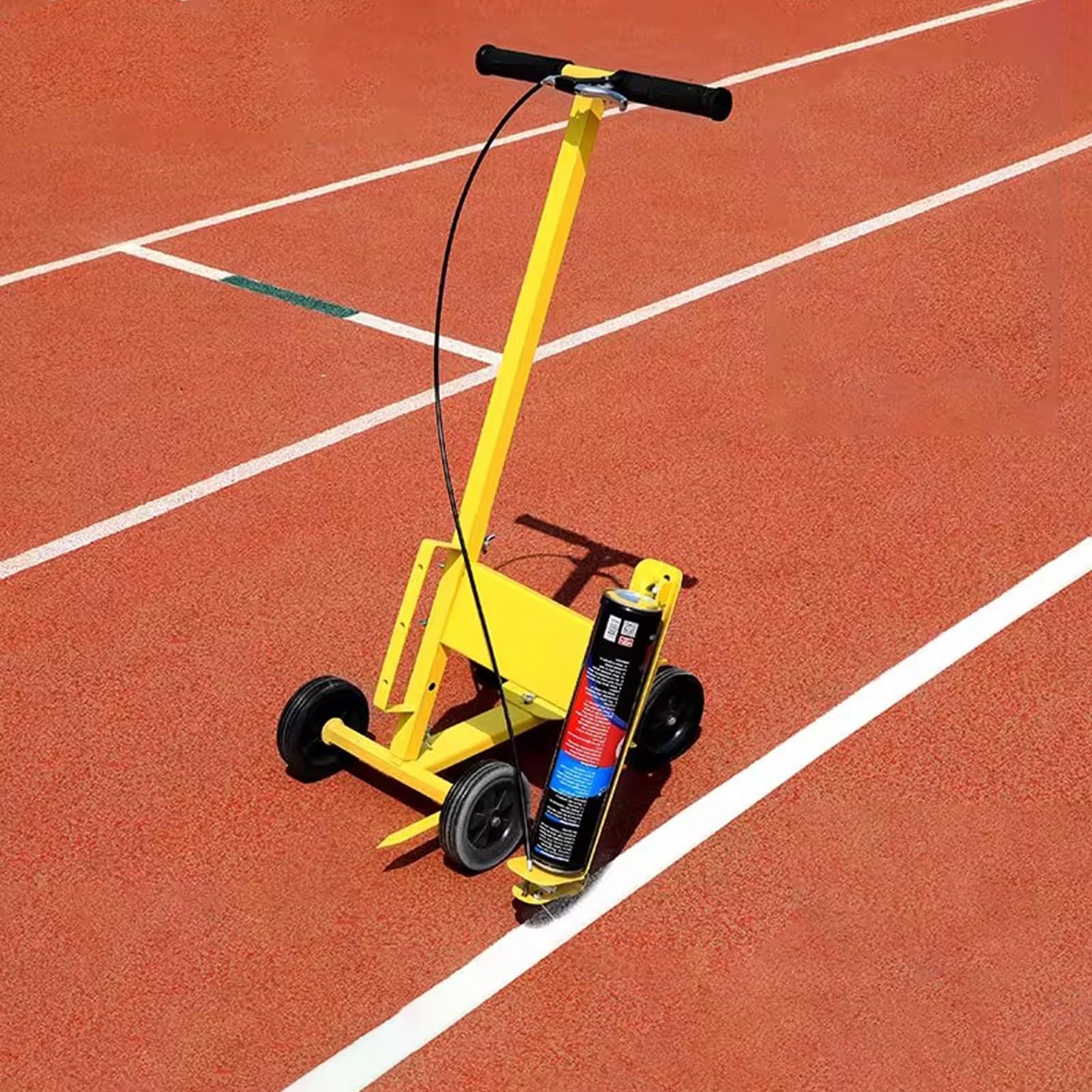 Macchina per Marcatura di Linee Macchina per Tracciare Le Linee di Verniciatura Dei Campi Sportivi, Carrello per Tracciare Le Linee Industriali per Impieghi Gravosi, Traccialinee con Vernice Spray