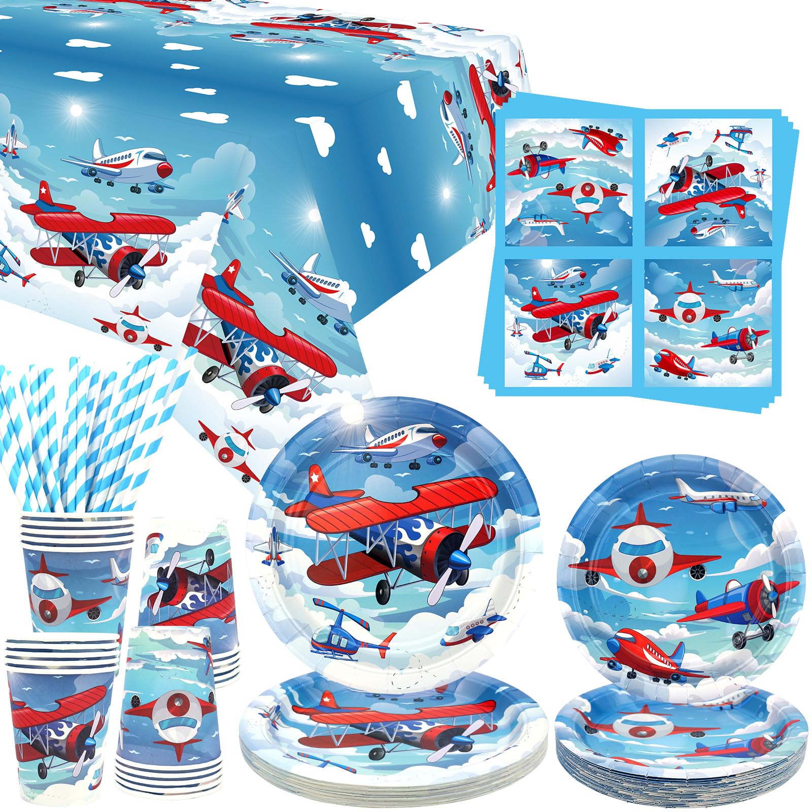 Airplane Party Tableware