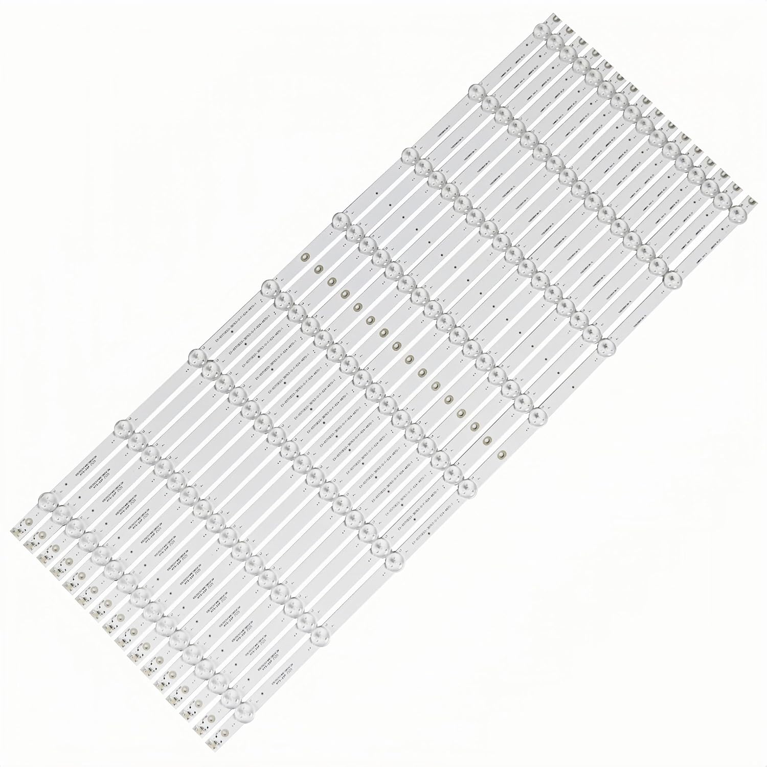 Photo 1 of 16 Pieces LED Backlight Strips for Vizio 65‘’TV LB65018 D65U-D2 D65-D2 E65X-C2 T650QVN05.0 T650QVF07.0 T650HVF05.5 EX-65T27E02-3D772 MT65W-861C3