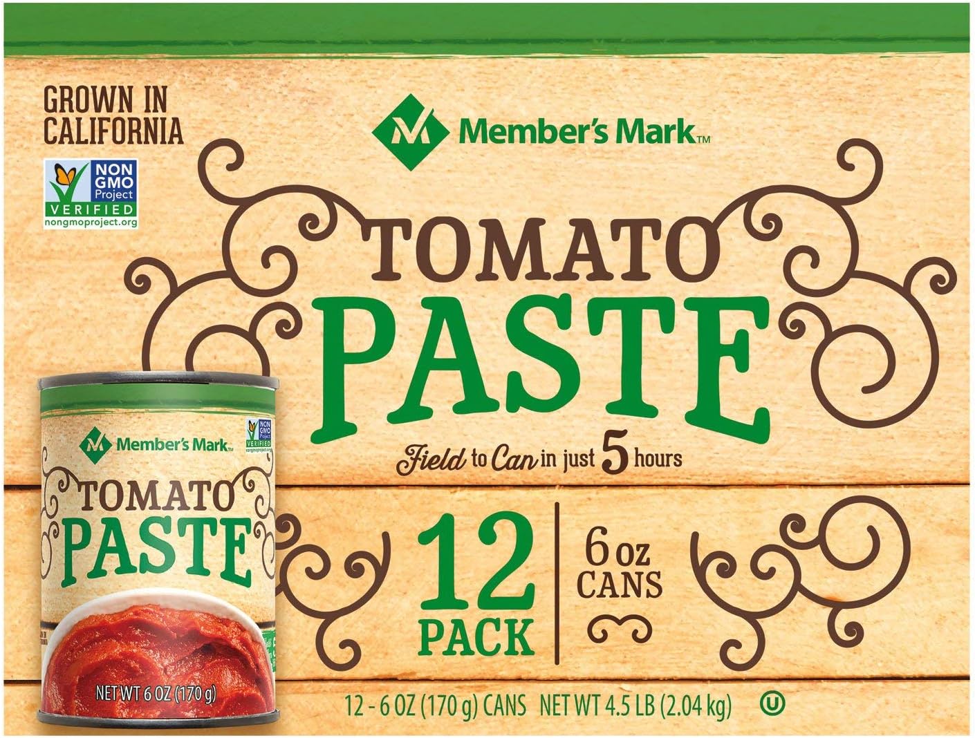 Member's Mark Tomato Paste 6 oz., 12 ct. (pack of 3) A1