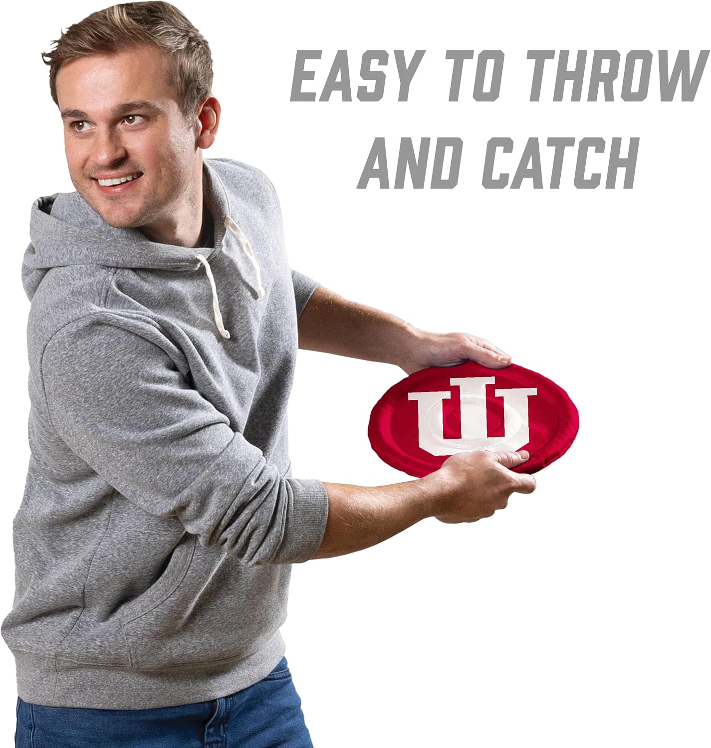 YouTheFan NCAA Indiana Hoosiers Flimzee Bean-Bag Flying Disc