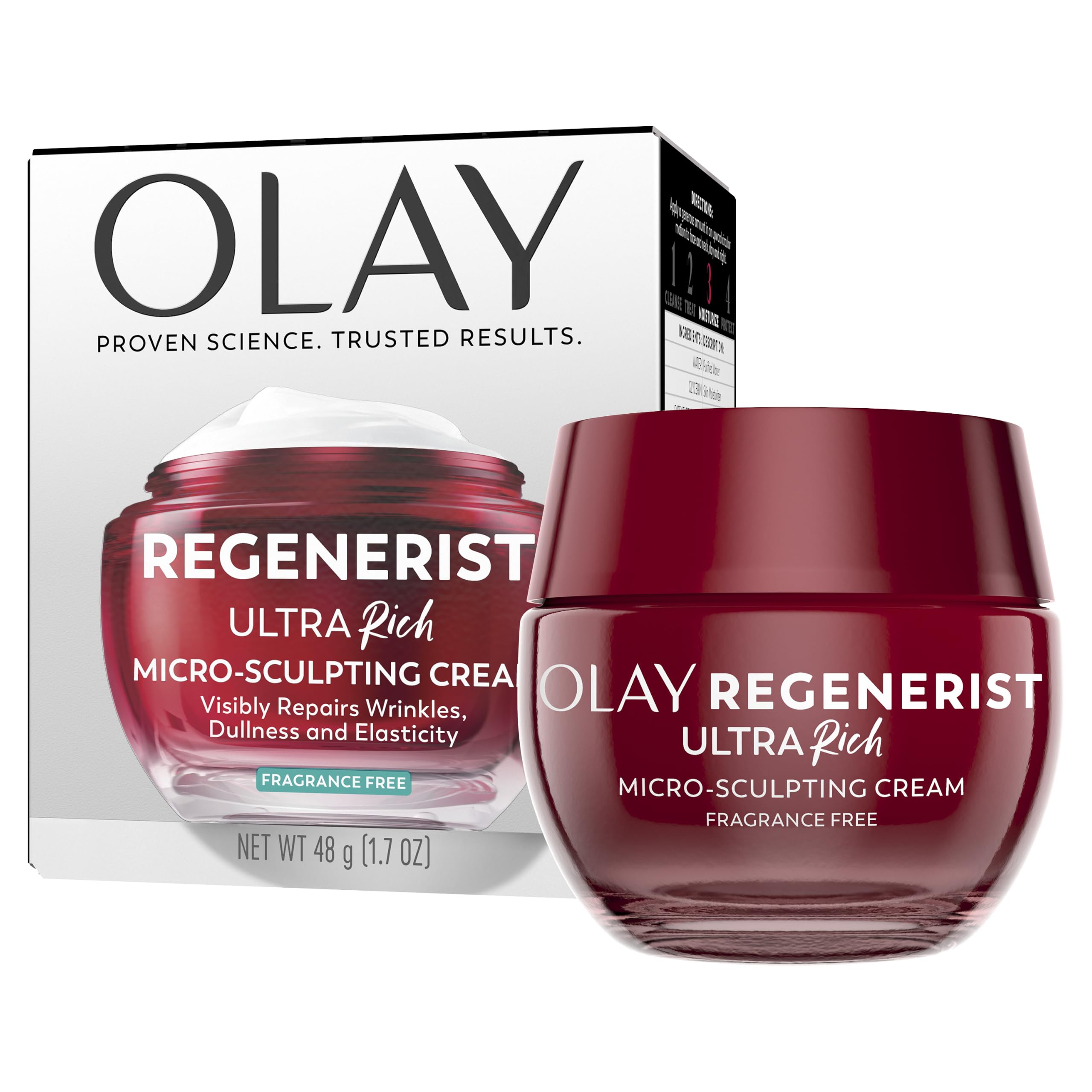 Olay Regenerist Ultra Rich Fragrance-Free Face Moisturizer, 1.7 Oz