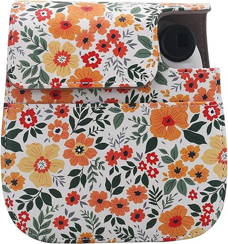 Miniatura 4 de Frankmate Funda protectora compatible con cámara de película instantánea Fujifilm Instax Mini 12 11 9 8 con bolsillo para accesorios y correa