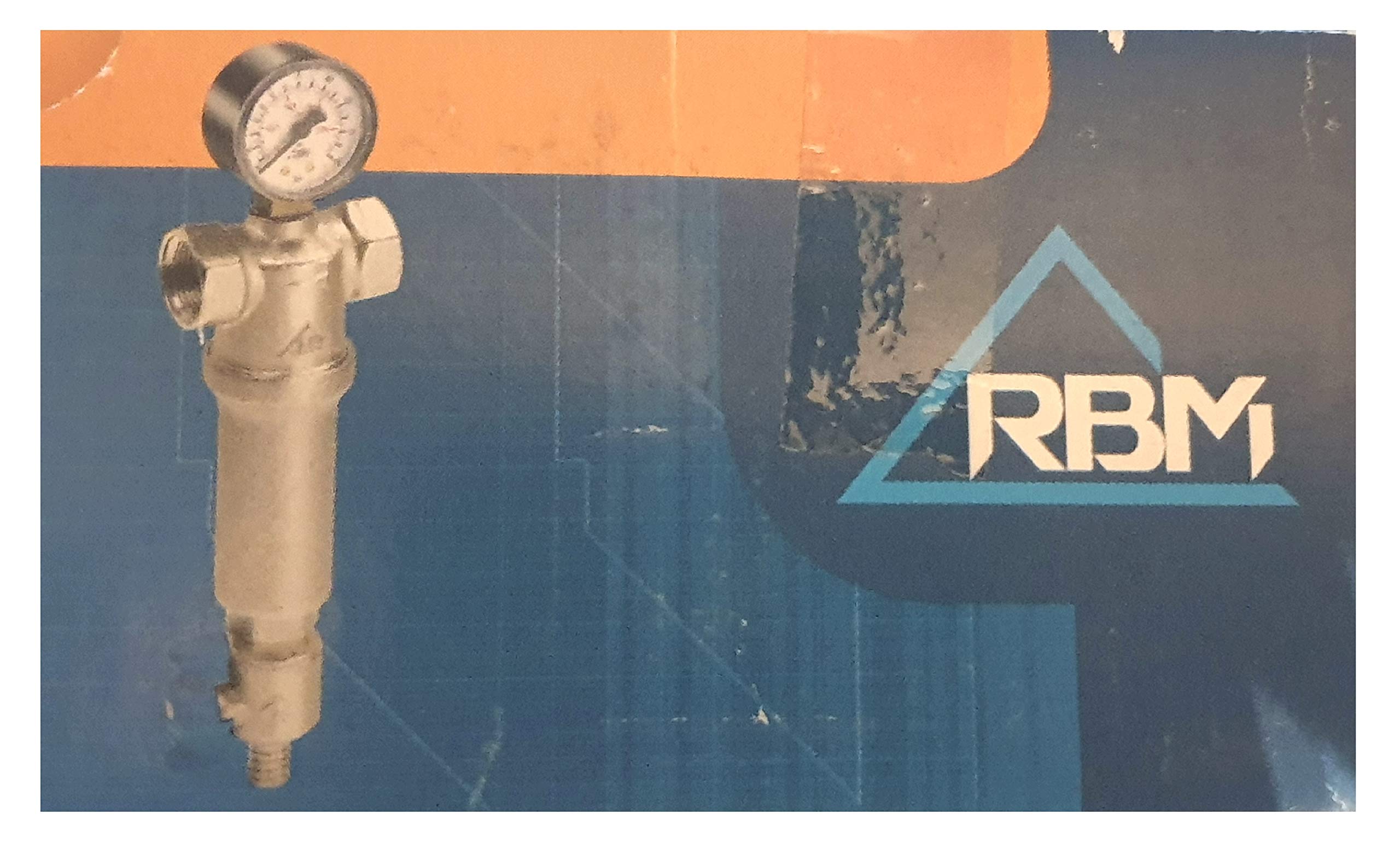 RBM Wasserfilter selbstreinigend 1" PN 16 MS 58 Artikel-Nr. 01260610 mit Messanzeige