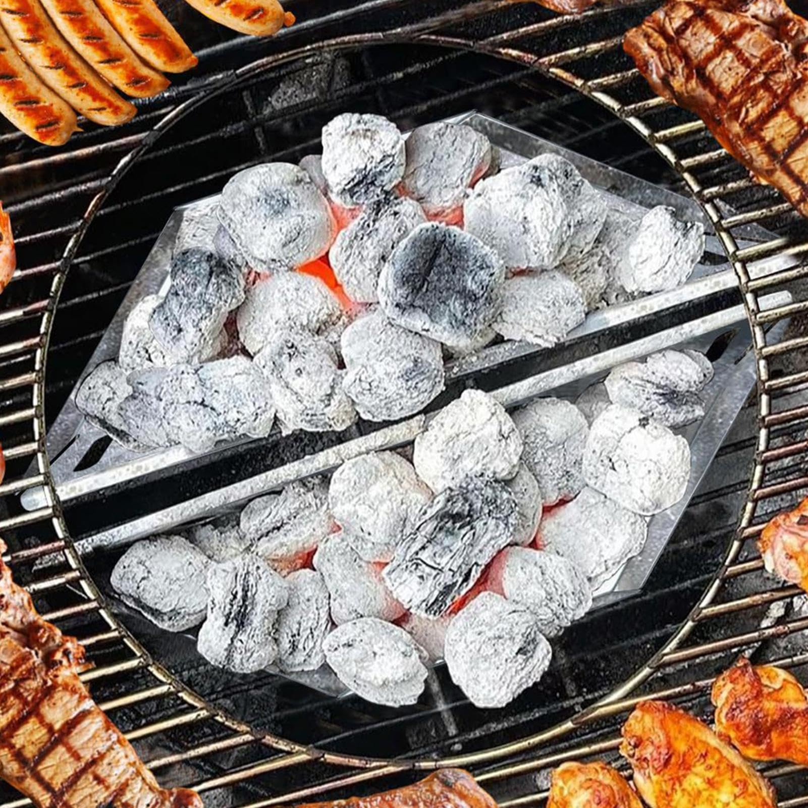 Weber Cestelli Per Carbonella (set Di 2), In Robusto Acciaio | WhichOne