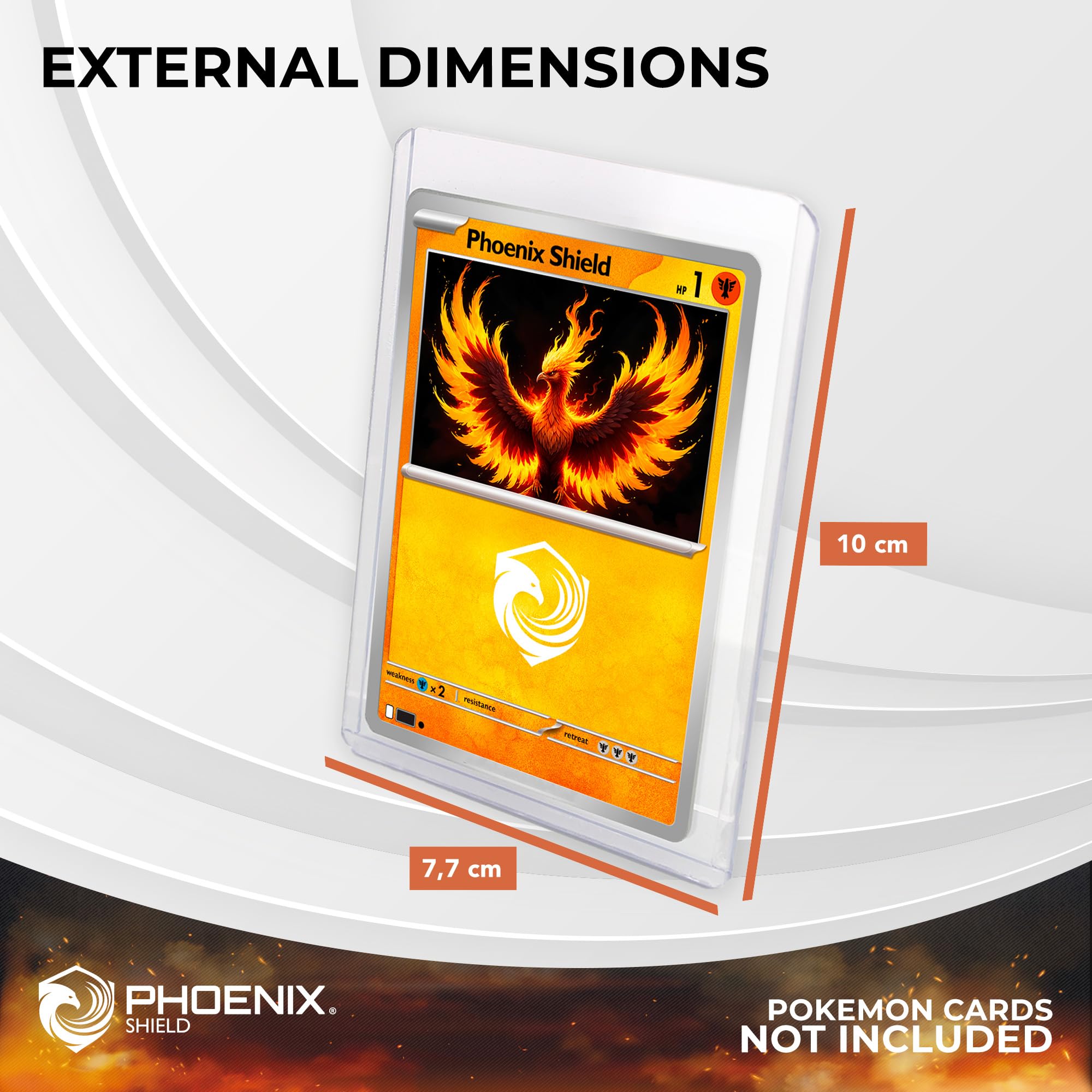 Phoenix Shield Pack Loader - Custodia Protettiva Per 12 Booster, PVC UV, Dimensioni 77x8x125mm - 2