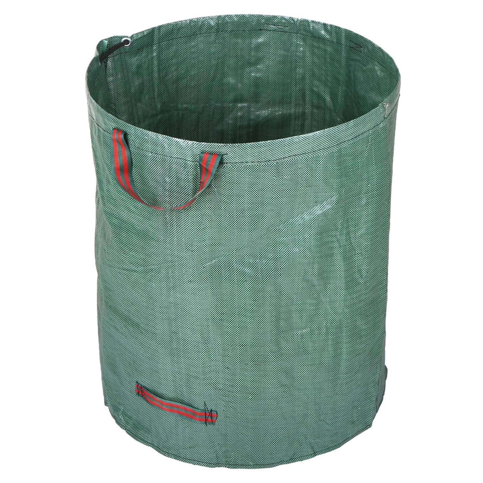 3er Pack Gartensack 300L/80Gallon, Gartenabfallsack Laubsack, Wiederverwendbar Laubsack Pflanzsack Abfallsäcke - Gartentasche Für Gartenabfälle Laub Rasen