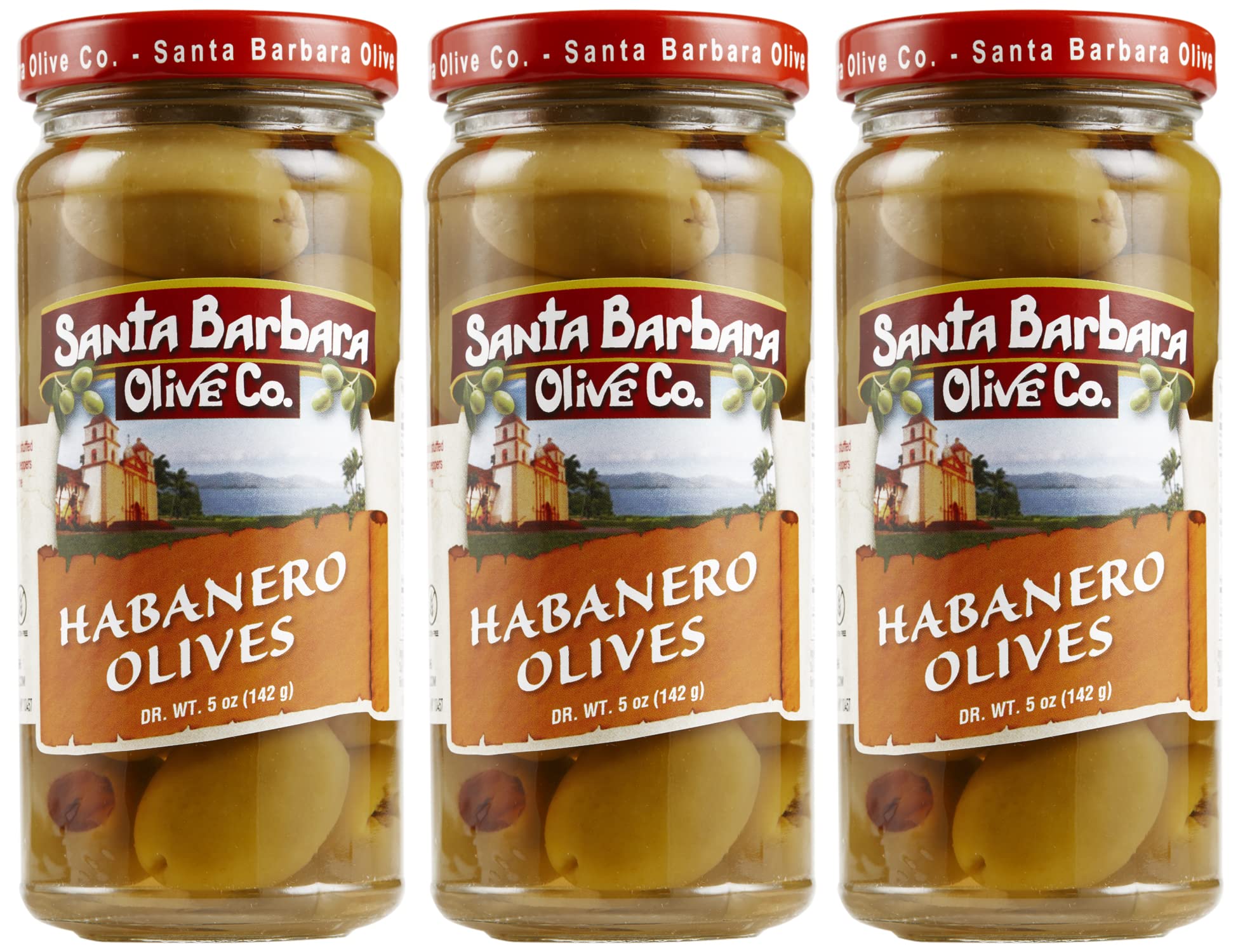 SANTA BARBARA OLIVE CO Santa Barbara 3pk Habanero Stuffed 5oz