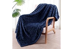 Monte Jardin 3D Clouds Extra Large Soft Plush Fleece Throw Blanket 50x70