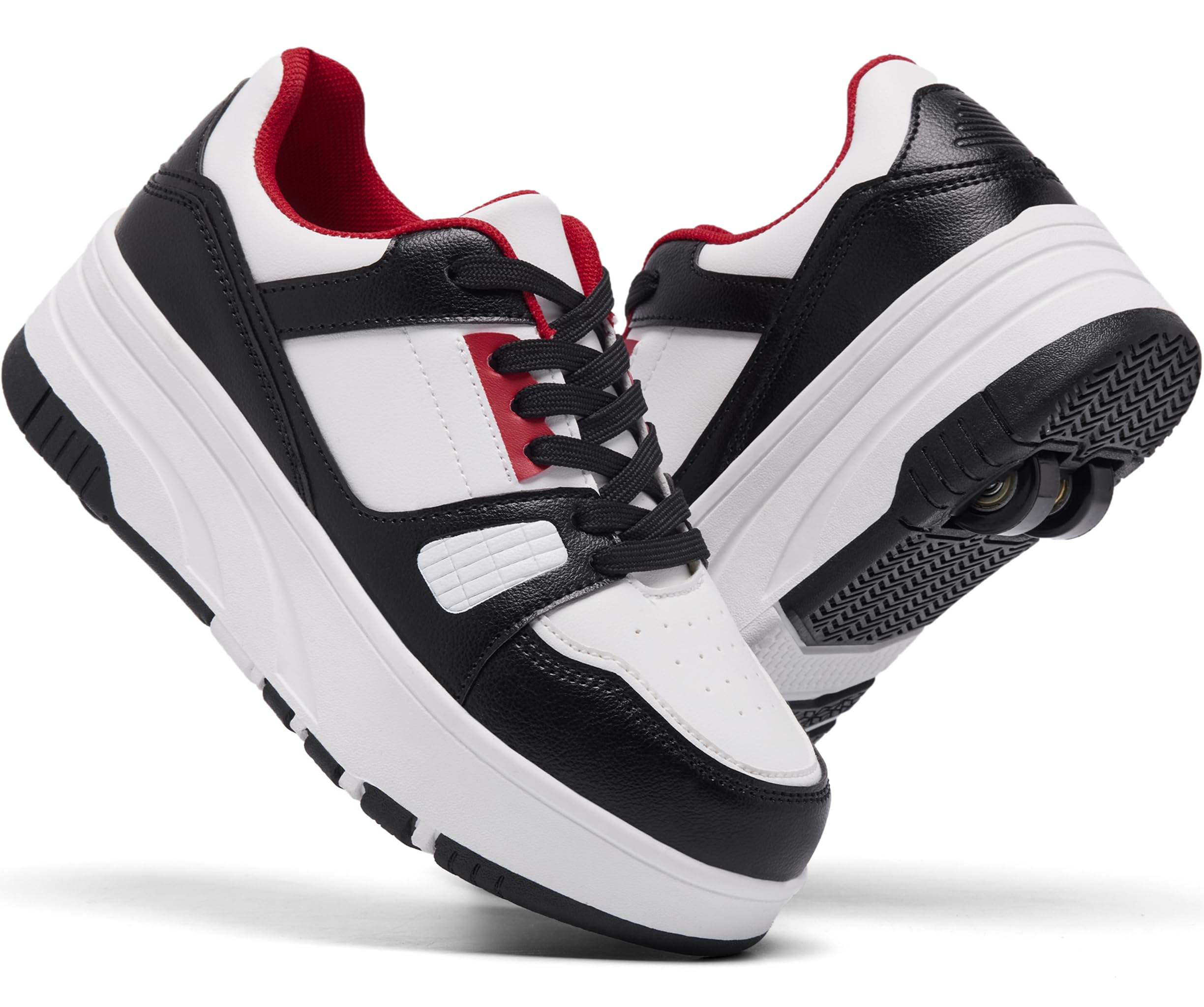 ANEFUN Roller Skate Shoes for Kids Girls Boys Detachable Wheeled Fashion Sneakers