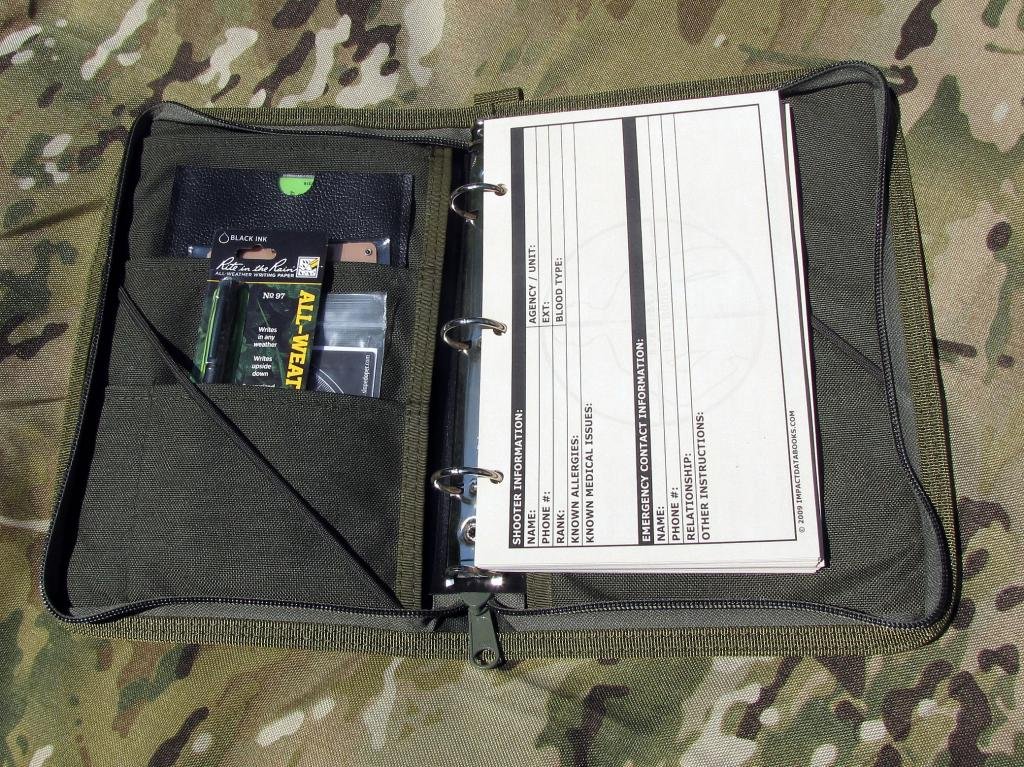 Impact Data Books, Inc All-in-One Sniper Kit - Olive Drab - Black - Standard - Yards