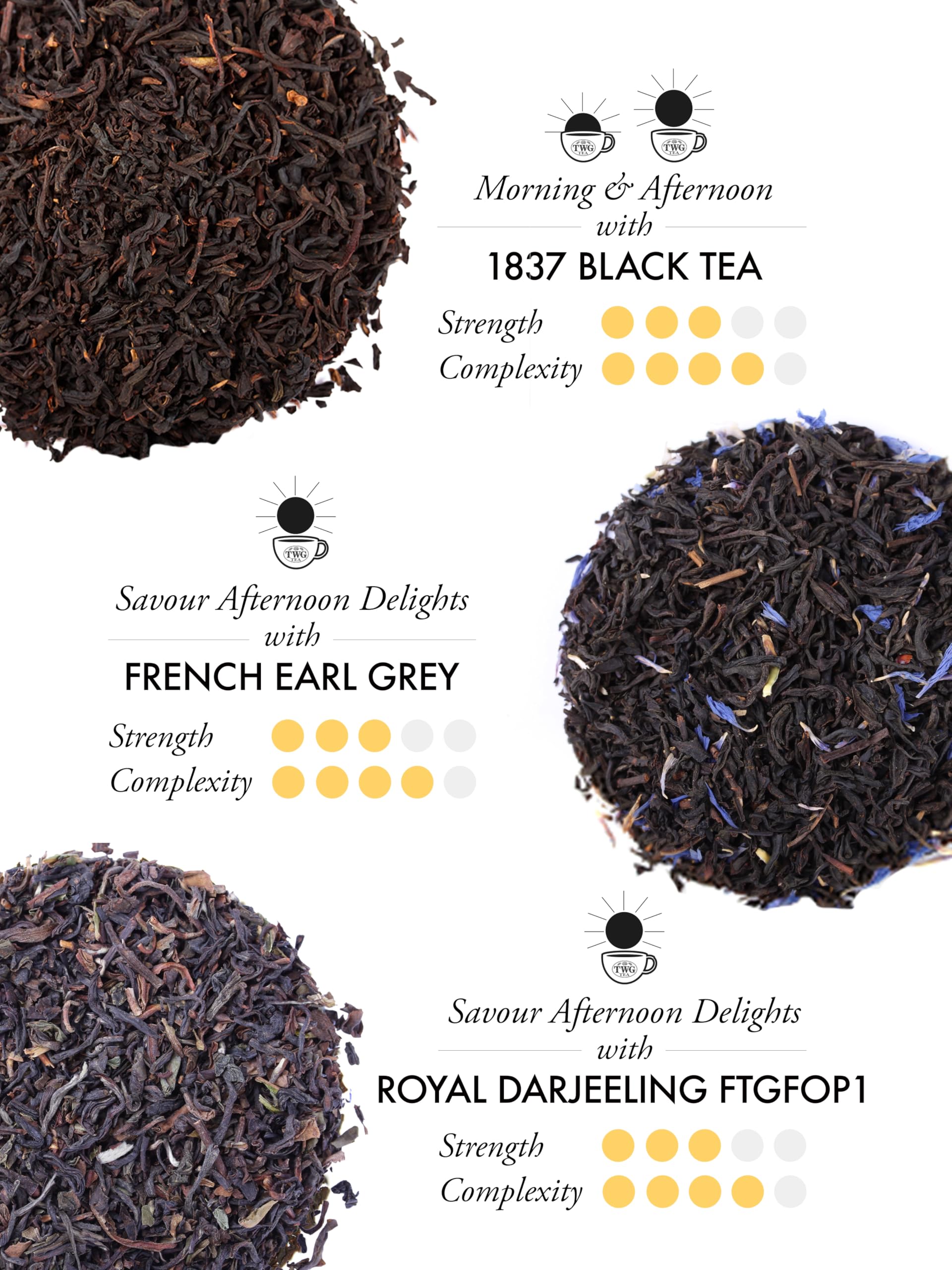 TWG ☆ BLACK TEA ３個セットで！ Amazon.co.jp: 【TWG Tea】紅茶 アソート 3種飲み比べ｜エピキュア
