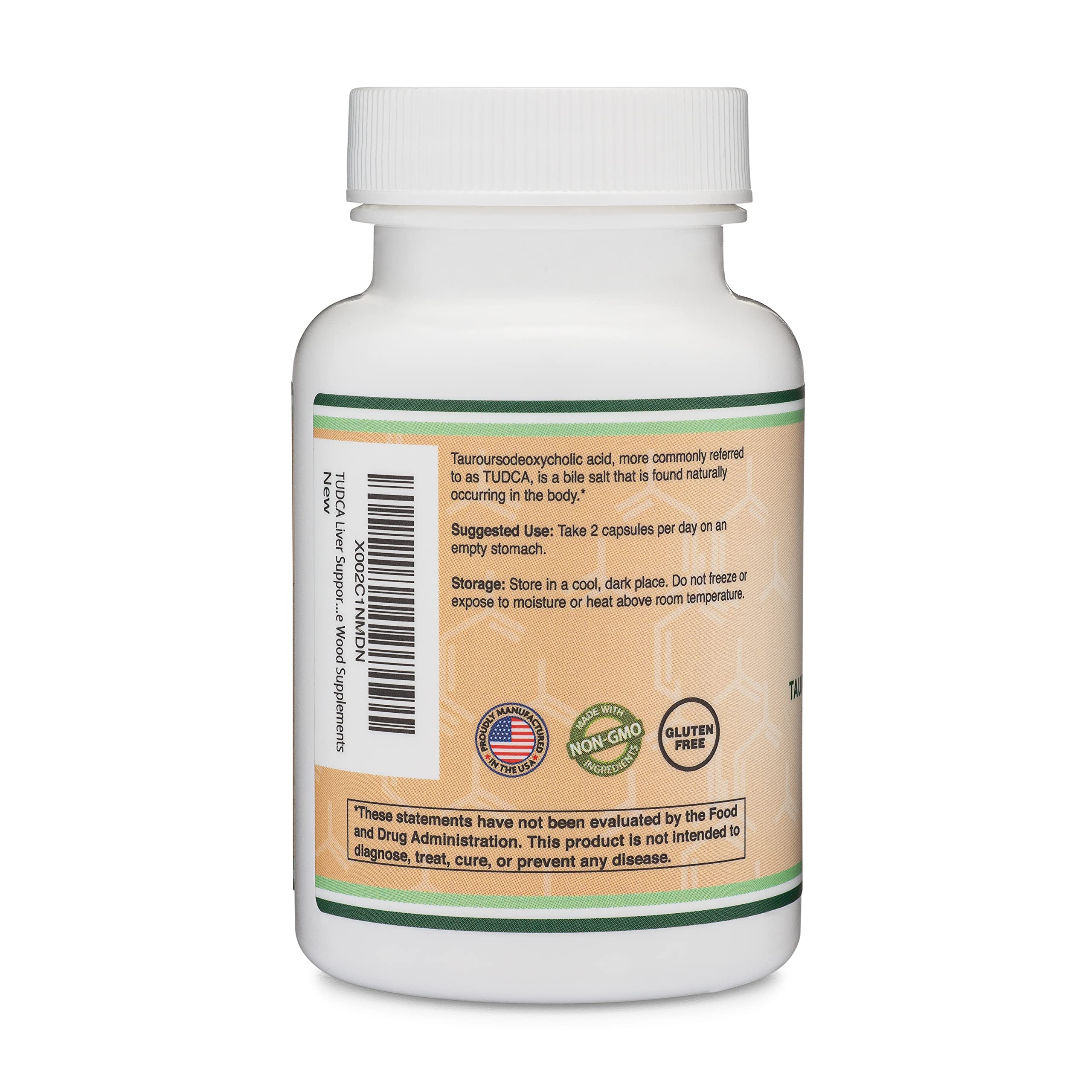 TUDCA Bile Salts Liver Support Supplement, 500mg