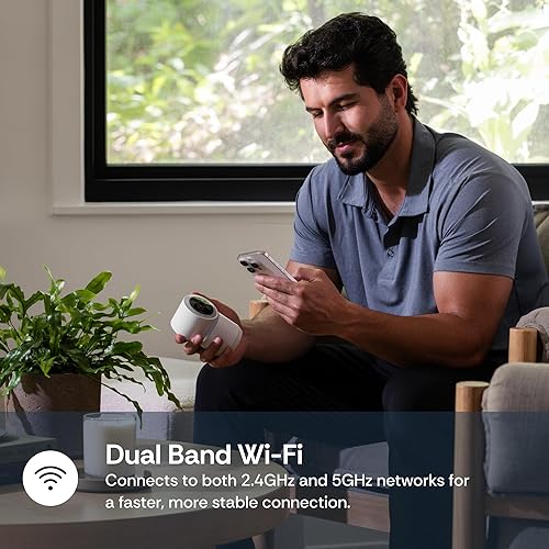 Miniatura 4 de Luna 2K Cámaras interiores para seguridad del hogar y cámaras de seguridad inalámbricas para exteriores, cámara de batería con panel solar,