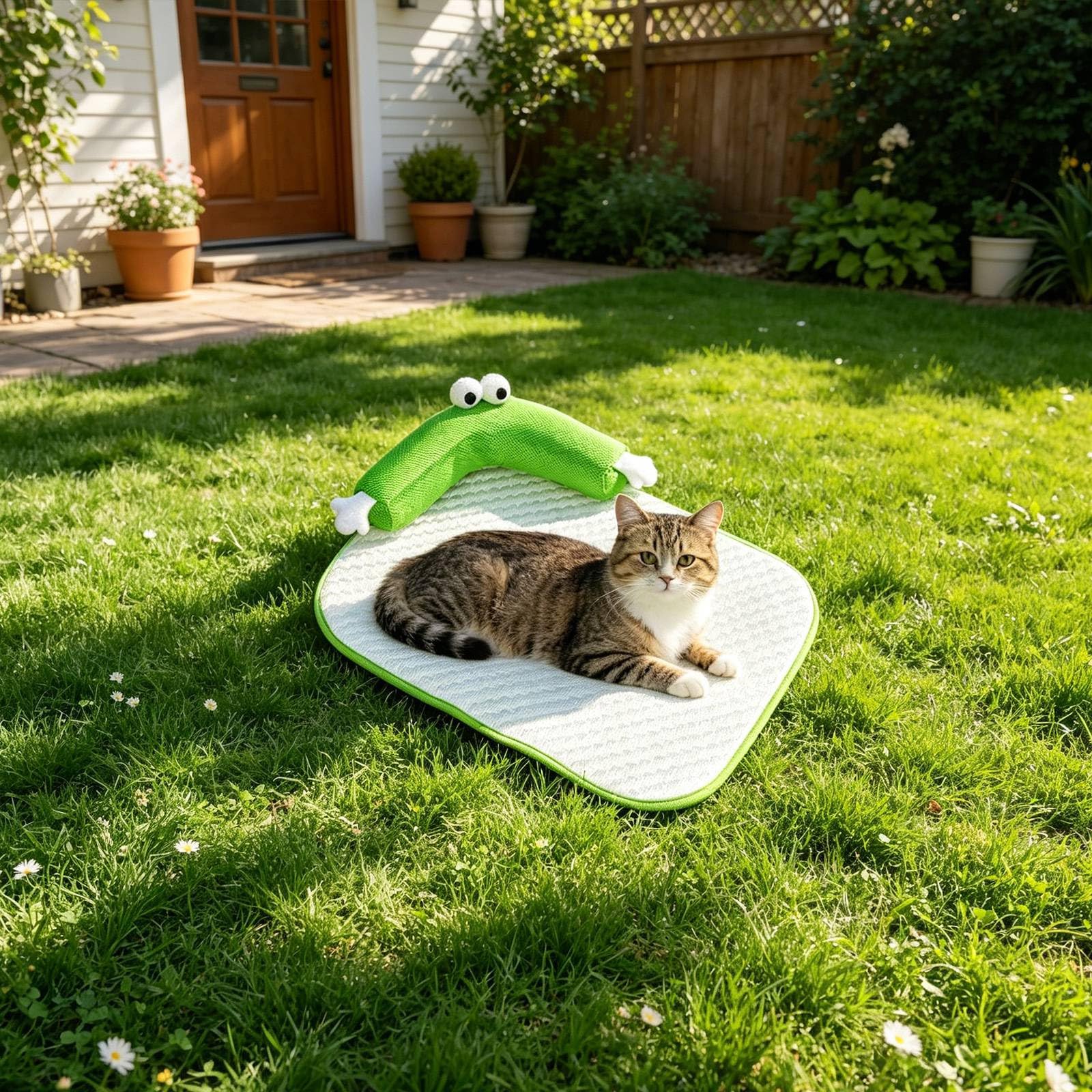 Generico Tappetino Rinfrescante Cane Gatti Lavabile 40×55 cm Estate | Materassino Refrigerante Cani Gatto Cuccia Estiva Traspirante Pieghevole Morbido Antiscivolo Raffrescante Uso Interno Auto