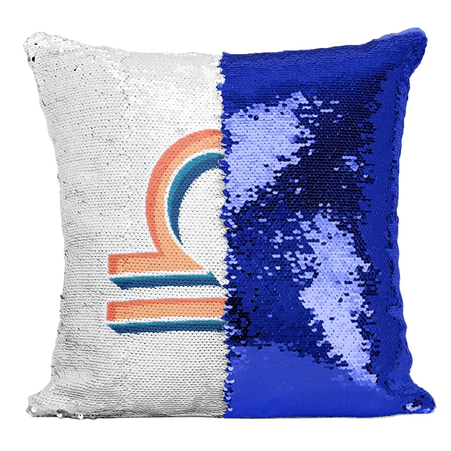 Coussin Balance bleu pour raviver un canape terne avec elegance