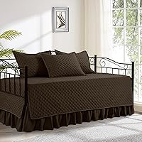 Vista 14 de HOMBYS Juegos de Fundas para Sofá Cama - Juego de Ropa de Cama para Sofá Cama con Costura de Diamante, Ropa de Cama Acogedora para Todas