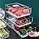 Refrigerator Organizers and Storage Drawer, Stackable Fruit Storage Containers for Fridge, Reusable Fridge Organizer fit