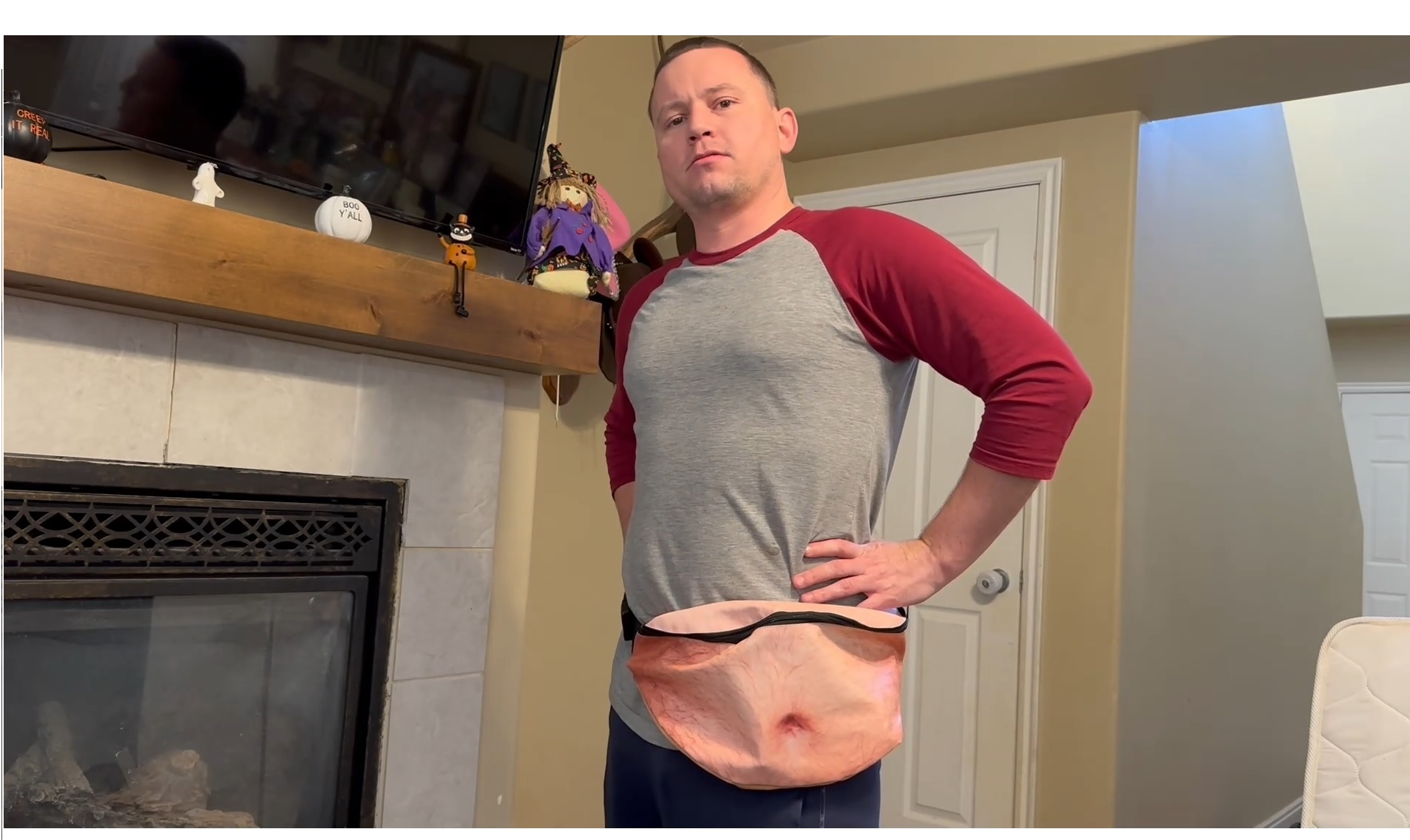 Belly Fanny Pack Funny Beer Belly Bag Fanny Pack Dad Bod Hairy