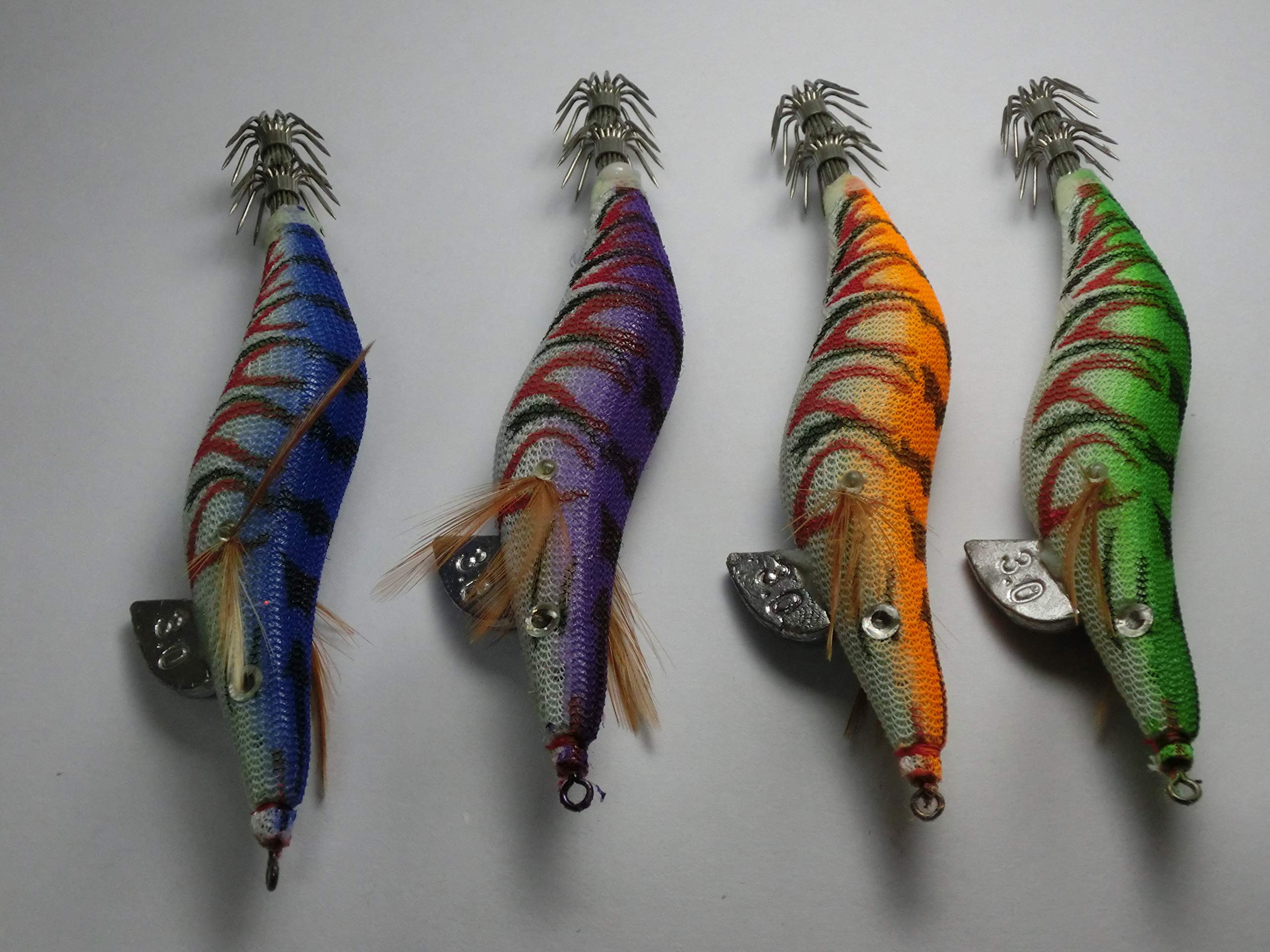 エギ 10個セット カラフル Amazon | イカ 釣り カラフル な 10個エギ 3.0号 セット ケース