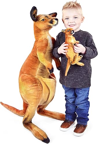 Kari El Canguro y Joey - Peluche grande de 3 pies