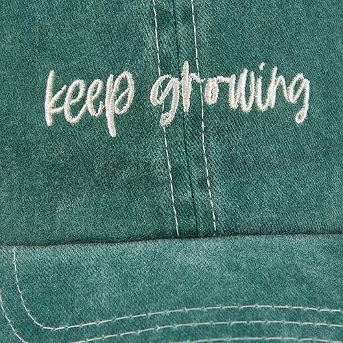 Miniatura 4 de Primitives by Kathy Gorra de béisbol estándar lavado a la piedra, verde