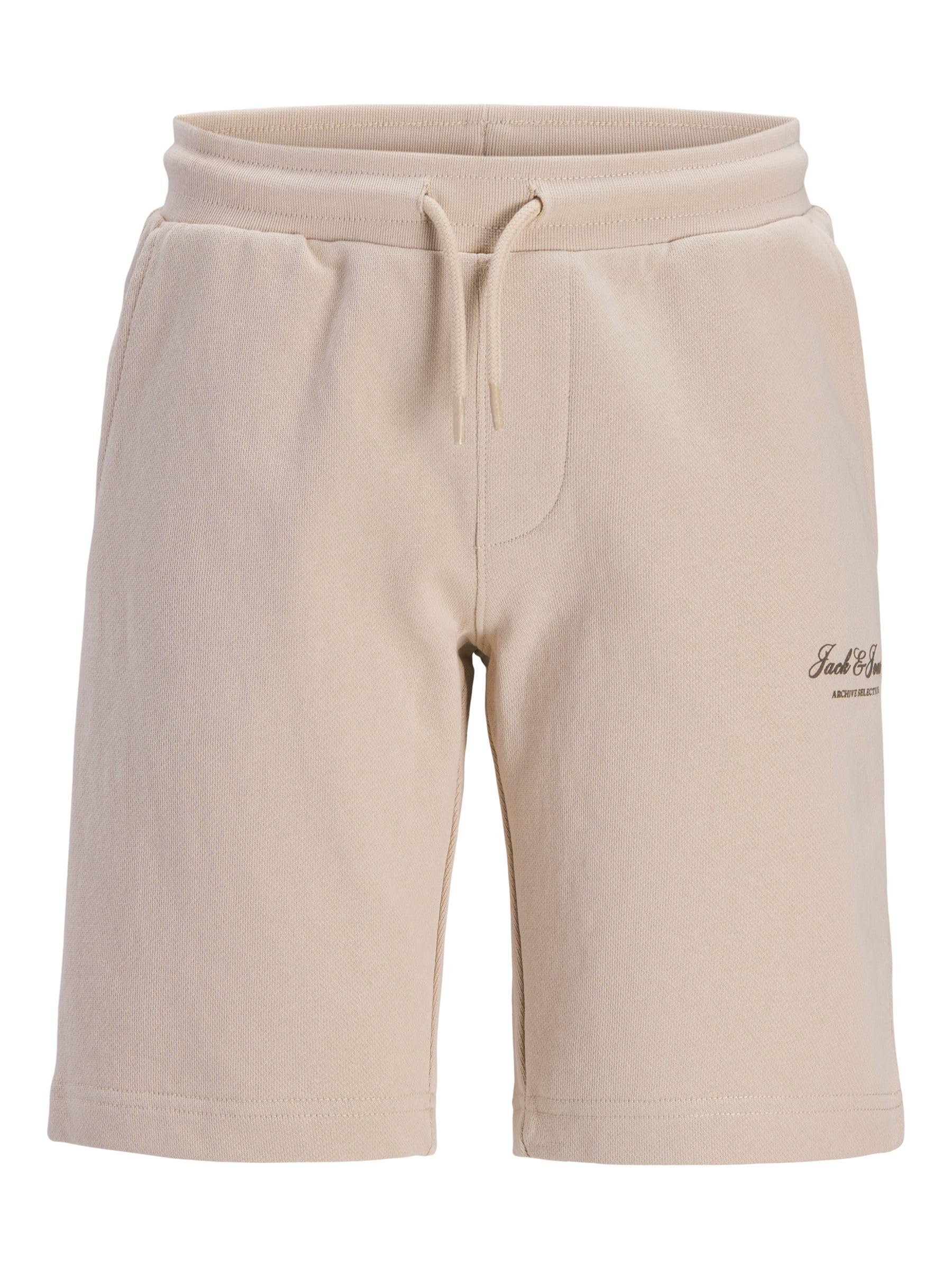 JACK & JONES Jpstgordon Archive Sweat Shorts SN JNR, Rayon de Lune, 14 Ans Homme