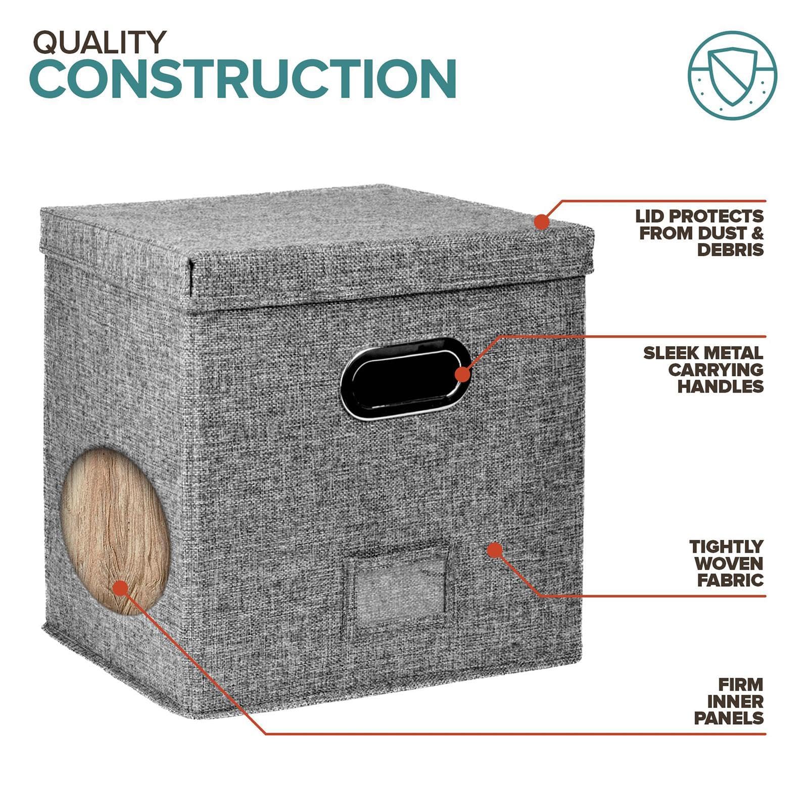 Contenitore portatile per album, custodia per dischi in vinile, soluzione compatta per album in vinile, supporto portatile per album in vinile, comoda conservazione per album in vinile
