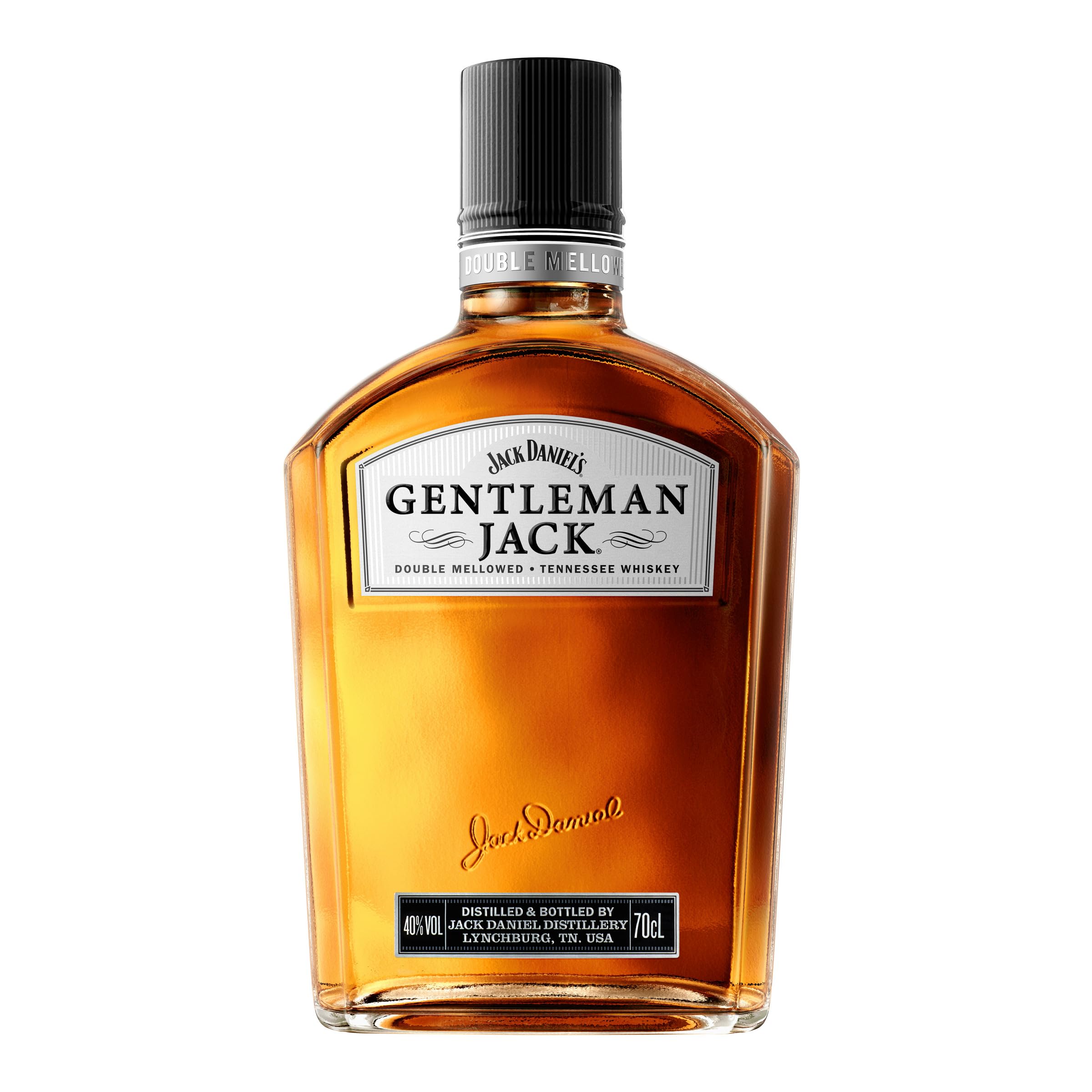 Jack Daniel's Gentleman Jack - Tennessee Whiskey -‎ Ein hochwertiges Geschenk - Ein Mix aus Karamell, Minze und dunklen, reifen Äpfeln - 0.7L/40% Vol.