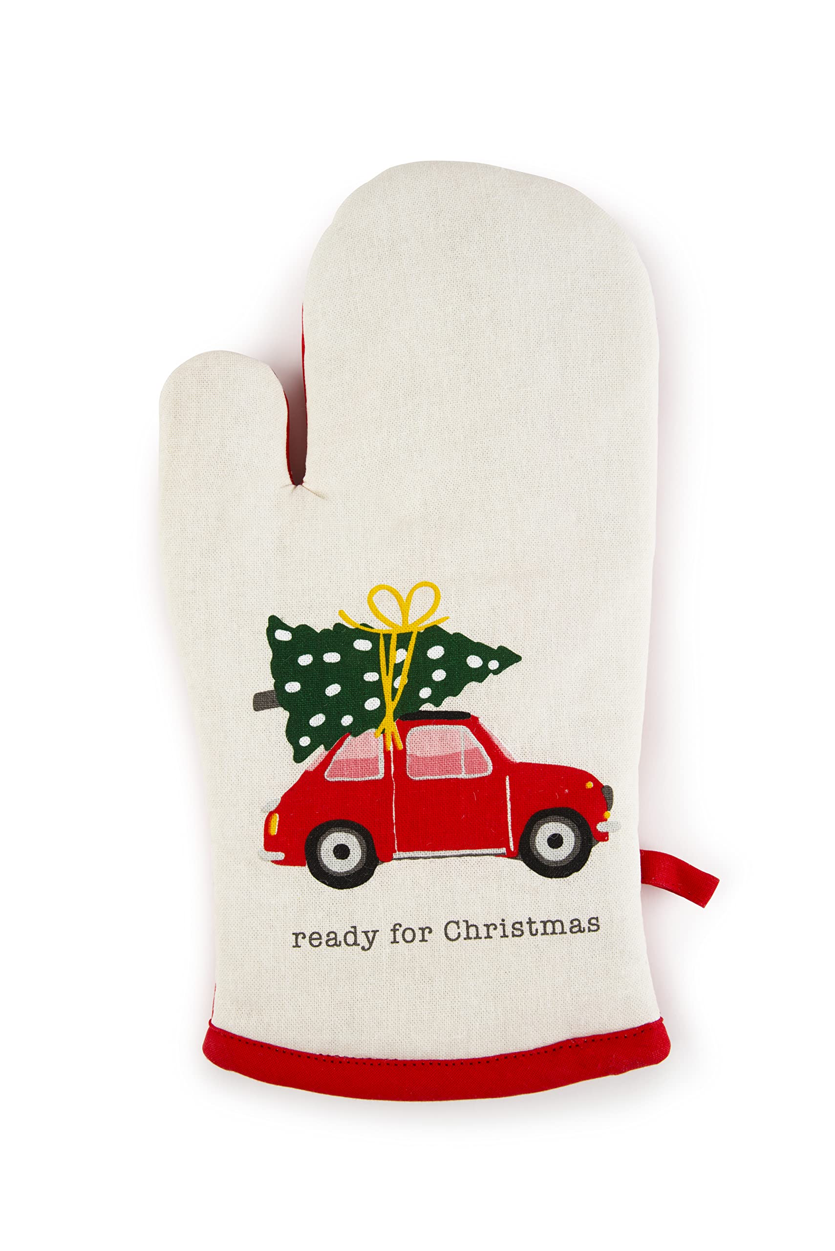 Excelsa Ready For Christmas Cotton Oven Mitt
