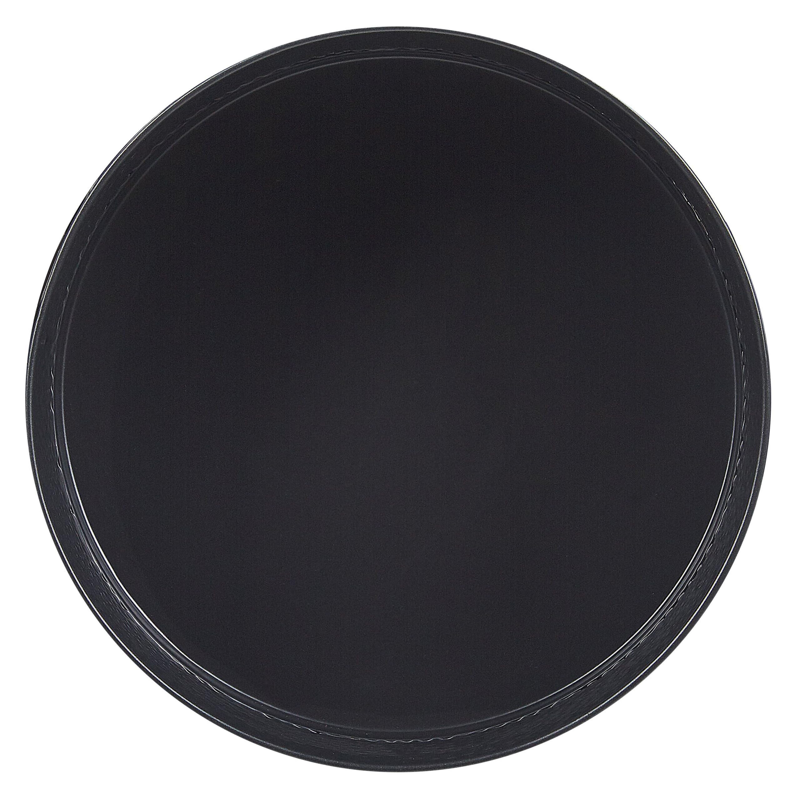 Vaso per Fiori Moderno con Piedistallo 29 x 26 x 50 cm in Metallo Nero