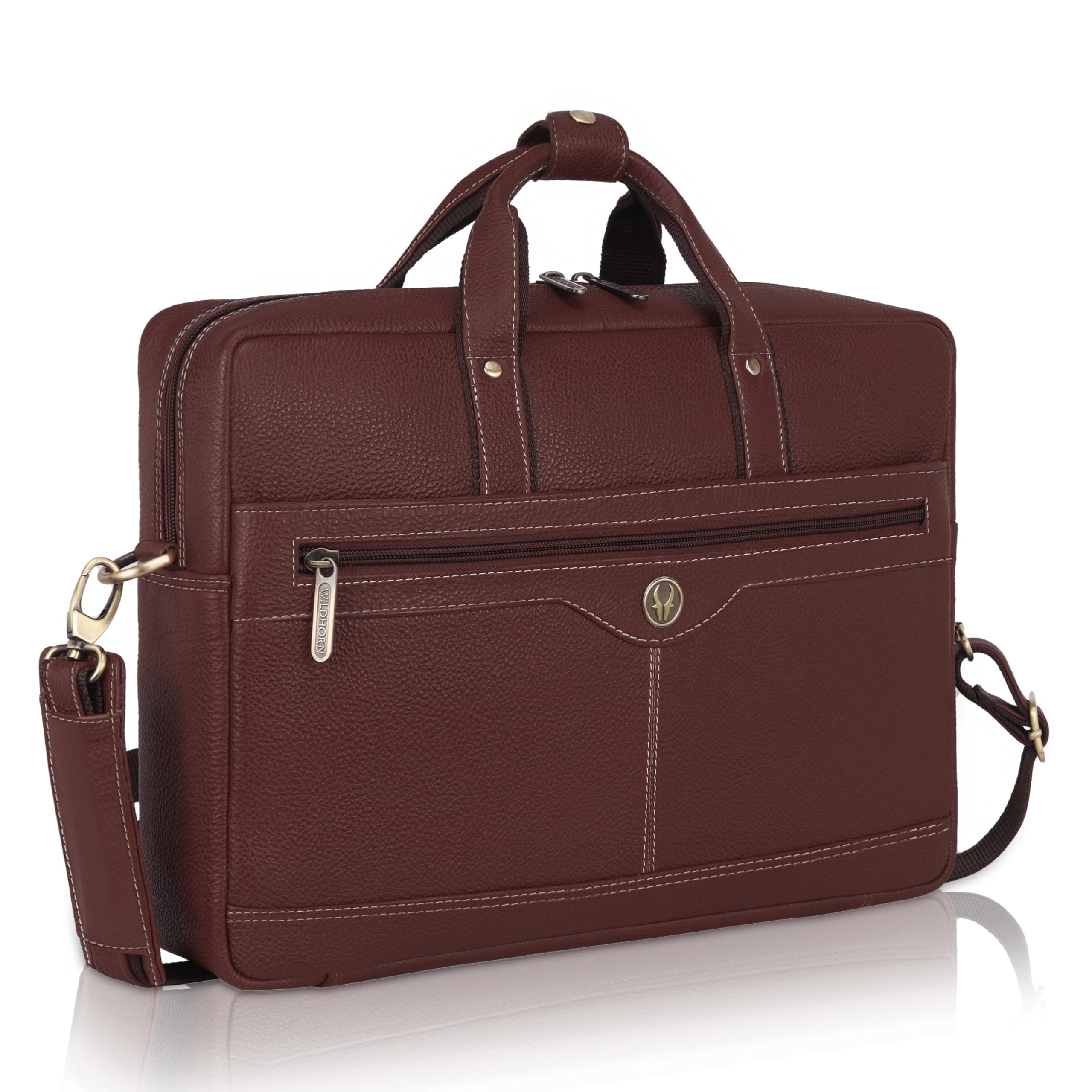 See full amazon price history chart for WildHorn Leather Laptop Bag for Men I Office Bag for Men | Laptop Messenger Bag/Leather Bag for Men I Dimension : L-15.5 inch W-3.5 inch H-10.5 inch (Maroon) WildHorn Leather Laptop Bag for Men I Office Bag for Men | Laptop Messenger Bag/Leather Bag for Men I Dimension : L-15.5 inch W-3.5 inch H-10.5 inch (Maroon) (B0CJJ9P7MM) Amazon Price History, Amazon Price Tracker