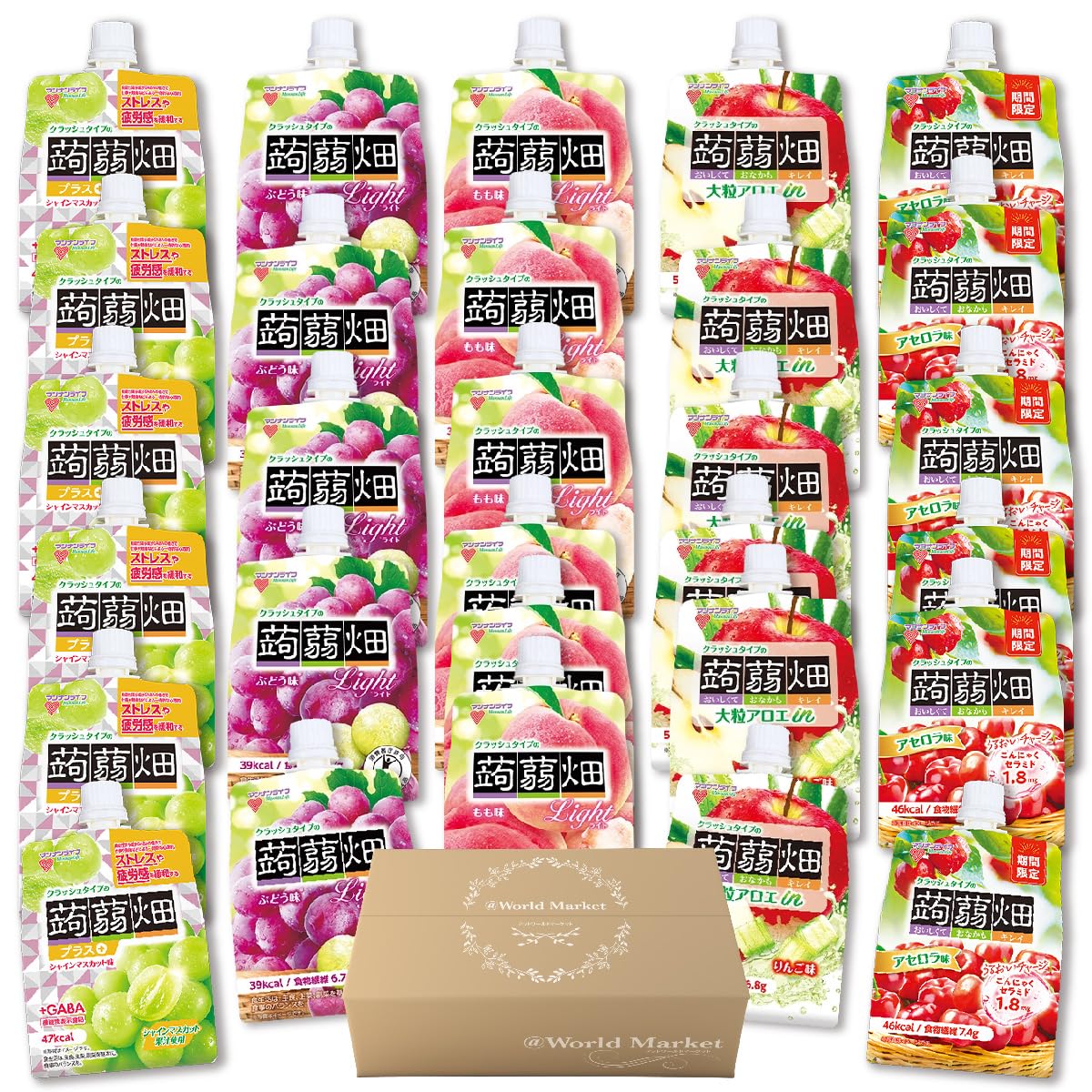 Amazon.co.jp: マンナンライフ 蒟蒻畑 蒟蒻ゼリー こんにゃく