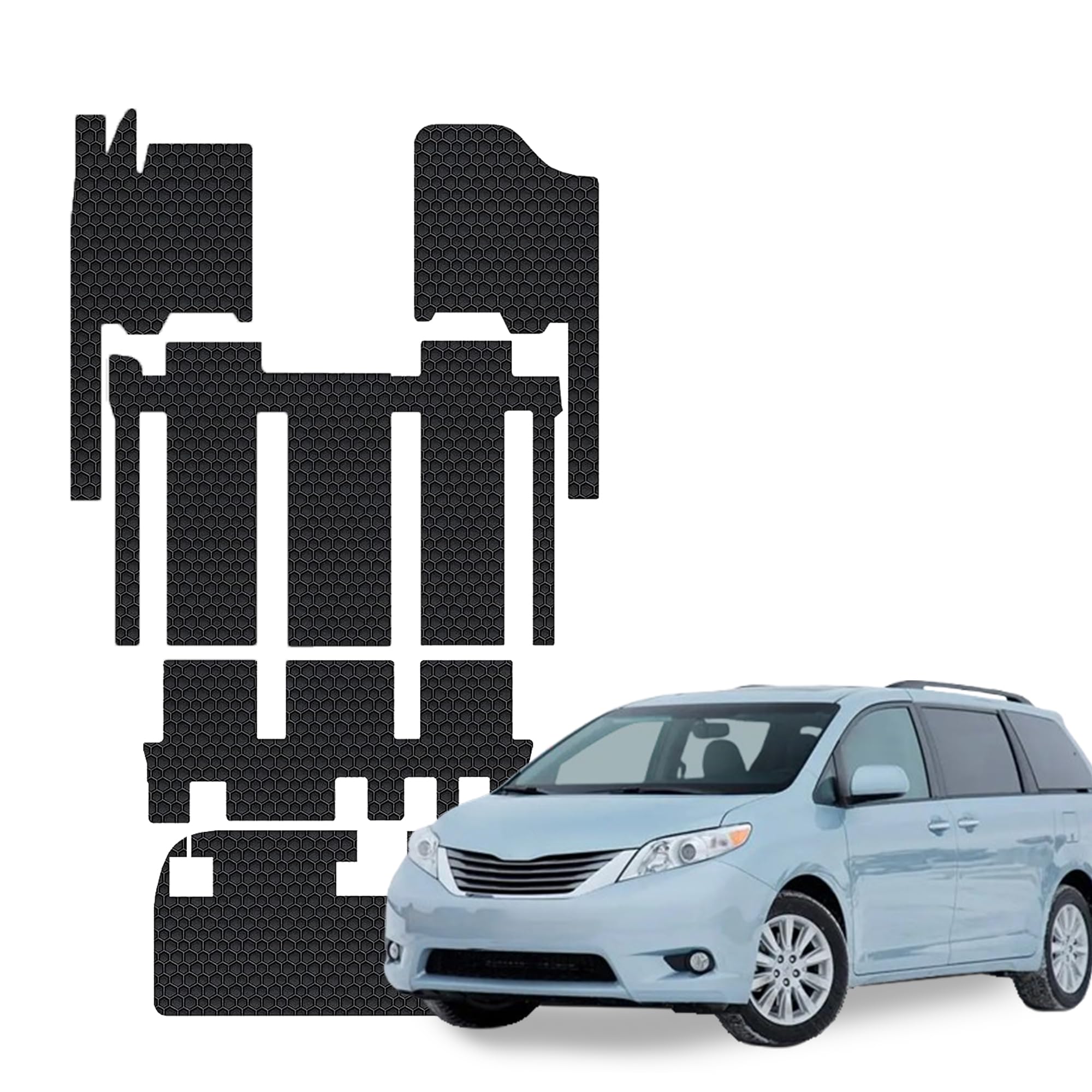 Amazon.com: TOUGHPRO Floor Mats for Toyota Sienna (7 Passengers