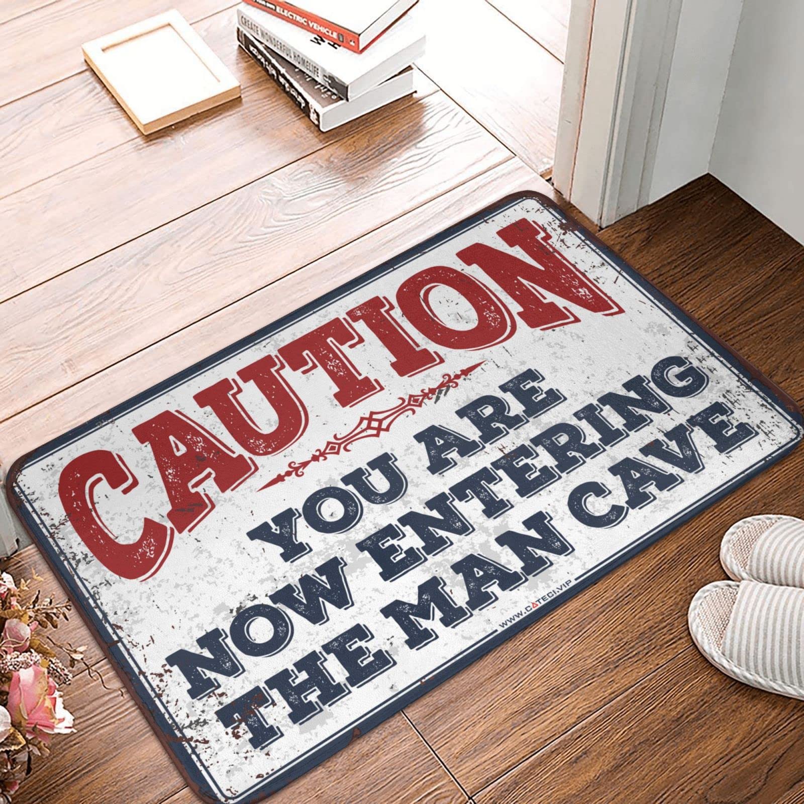 Paillasson d'extérieur You Are Now Entering The Man Cave pour entrée