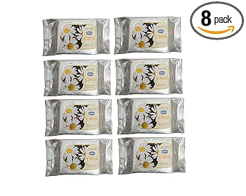 GINNI CLEA Cleansing Makeup Remover Wipes (pack of 8) (30 wipes per pack) (ANTIACNE)