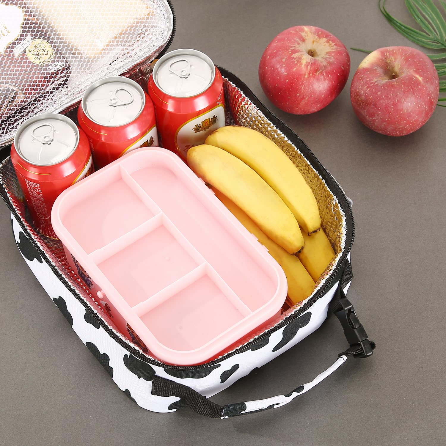 Lovoeo Lunch box Lunch bag for men women Insulated Lunchbox Lunch bags for Work Picnic Travel (Light green)