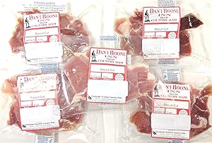 Dan'l Boone Inn Brand Country Ham Biscuit Cut 5-3oz Packs