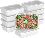 Bentgo Prep 1-Compartment Meal-Prep Containers with Custom-Fit Lids - Microwaveable, Durable, Reusable, BPA-Free, Freezer and Dishwasher Safe Food Storage Containers - 10 Trays & 10 Lids (Mint)