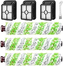 6 Pack Replacement Parts for CrossWave Pet Pro 2306A & CrossWave 1785 Series Vacuum Cleaner, 3 Pack 2460 Brush Rolls ,3 Pack 1866 Filters,Compare to Part 1613568&161-3568, 1608684