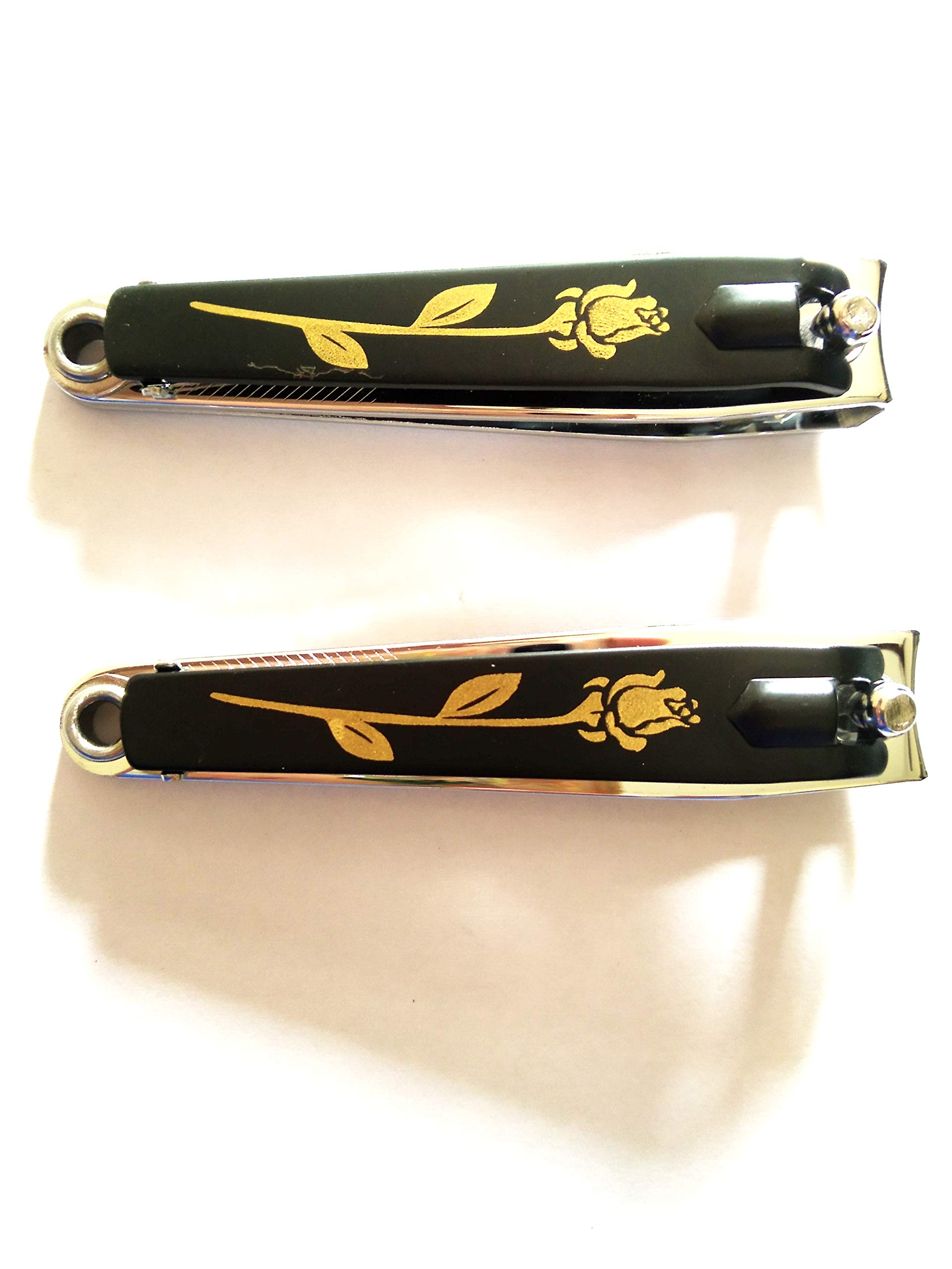 cge Nail Clipper with Nile Files Manicure Pedicure Tool Toenail Cutter Mini Trimmers Clippers - Set of 2