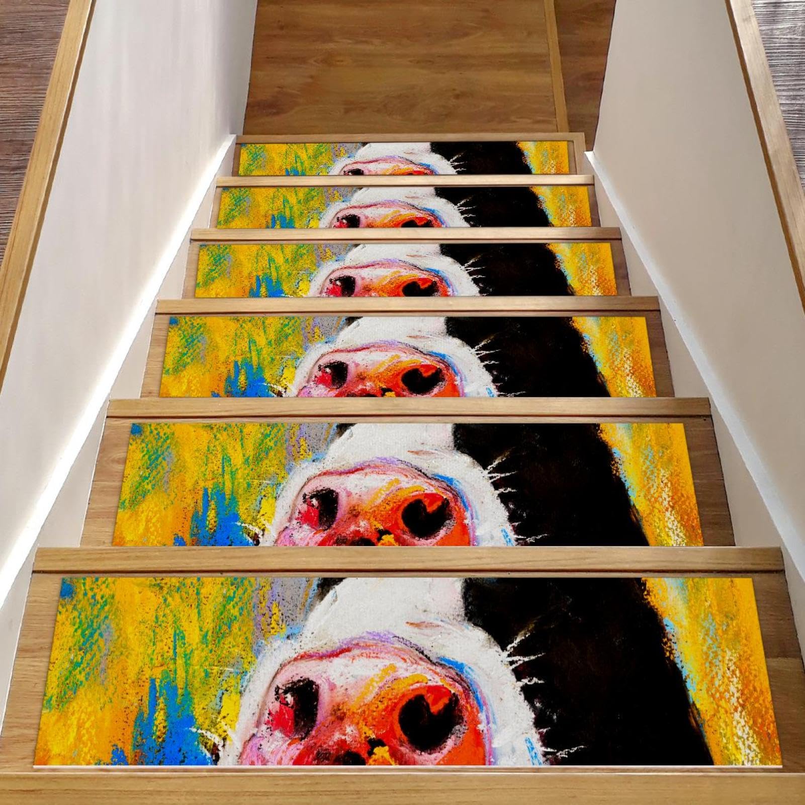 Alfombra antideslizante de escaleras que evita caídas de ancianos y niños en el hogar