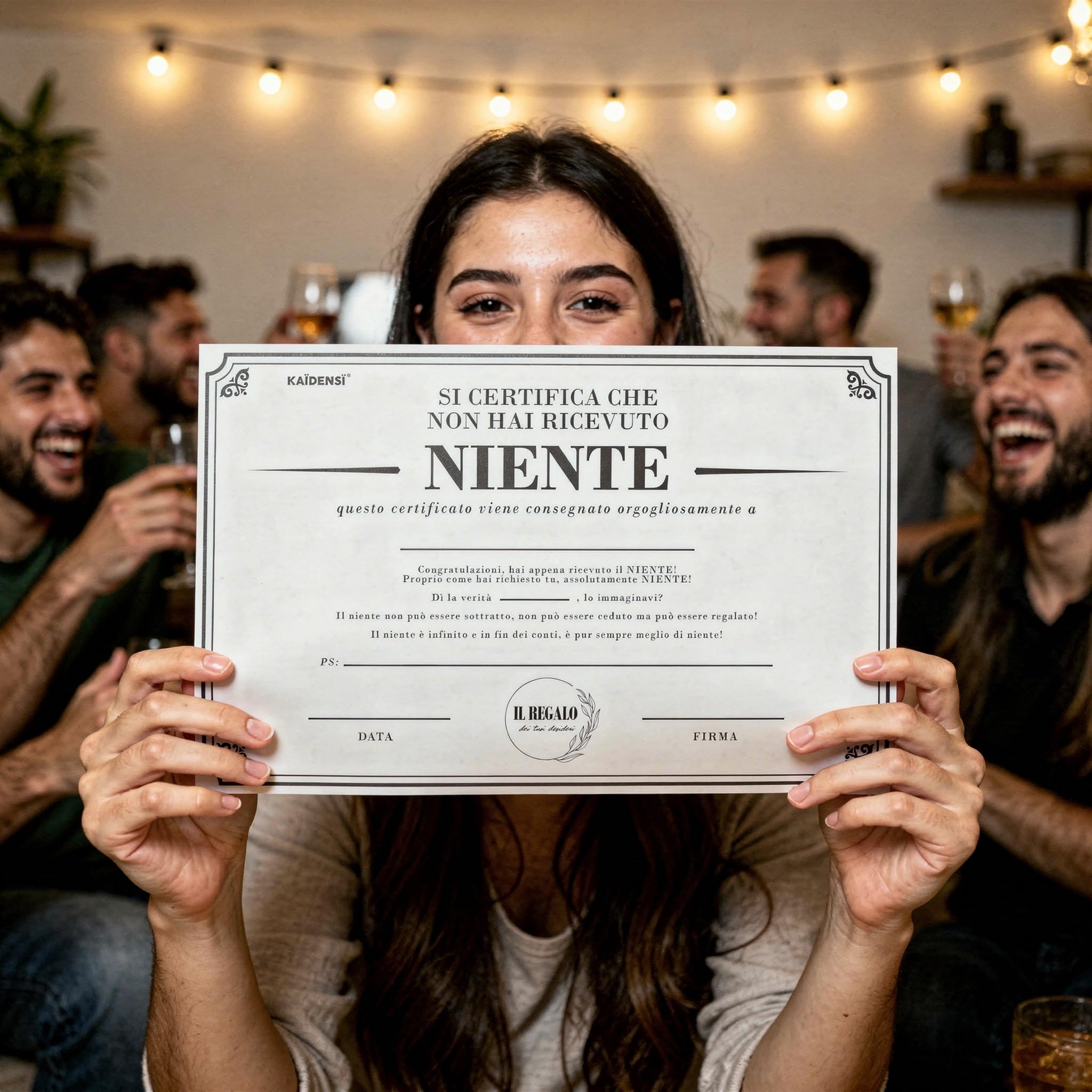Idea Regalo Scherzo Originale Il Niente - Idee Regali Divertenti Scherzosi Originali - Gadget Compleanno Uomo Donna - Scherzi Laurea Originali