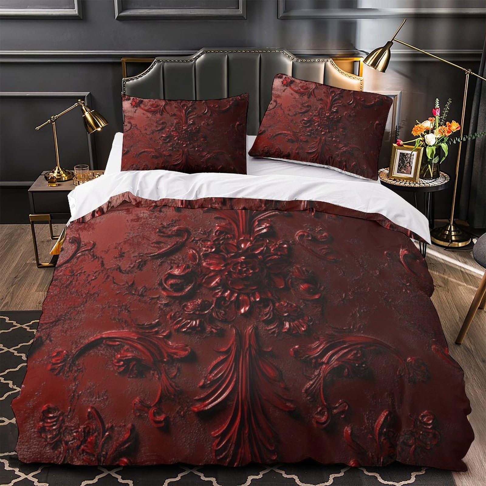 Housse de couette livre ouvert hypoallergique pour un sommeil sain et doux