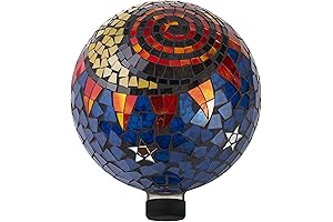 Alpine Corporation 10" Diameter Indoor/Outdoor Glass Globe