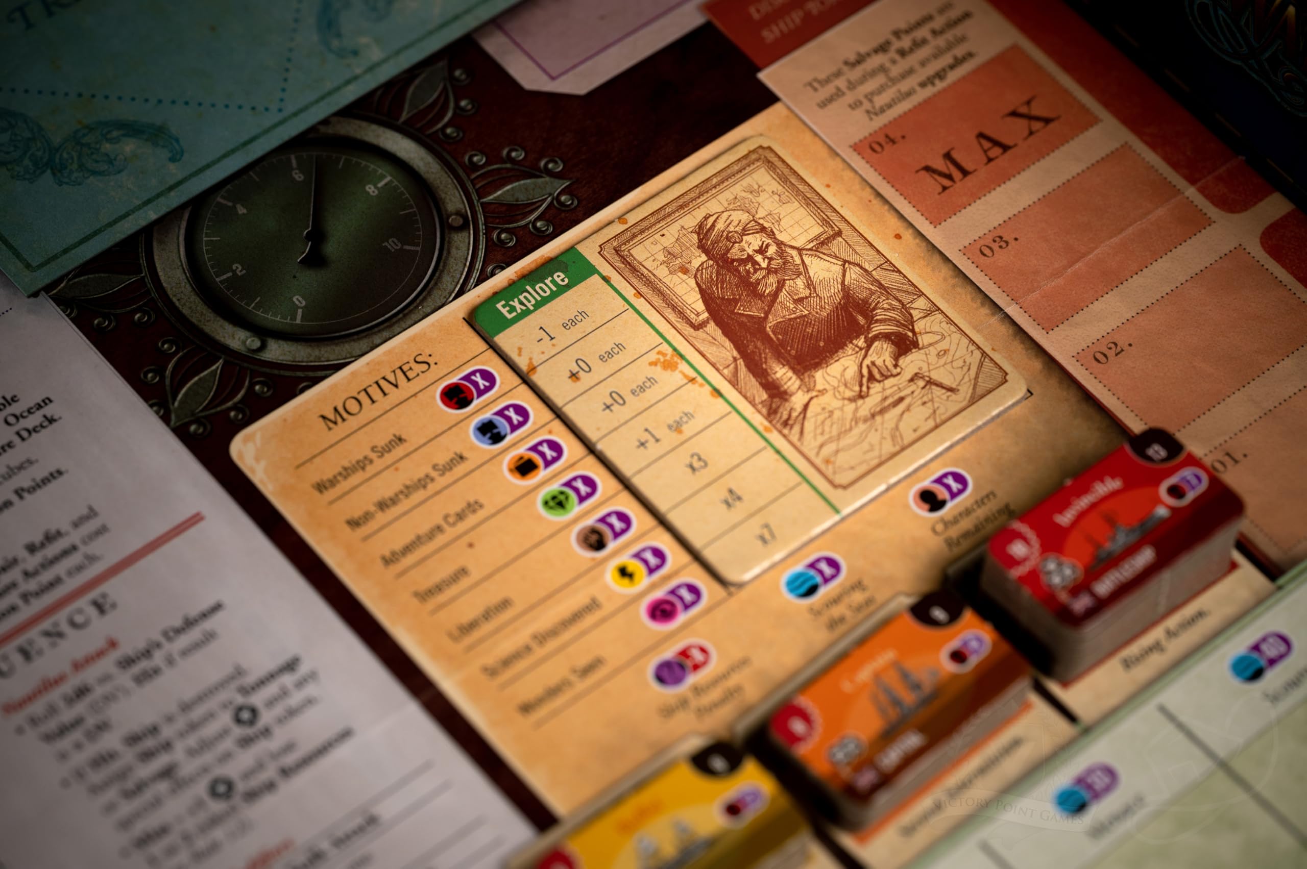 Victory Point Games Nemo's War: Ultimate Edition - Gioco da Tavolo per 1 Giocatore, Età 12+