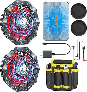 Amazon.co.jp: 空調作業服 ファンバッテリーセット 最強42V 36000mAh