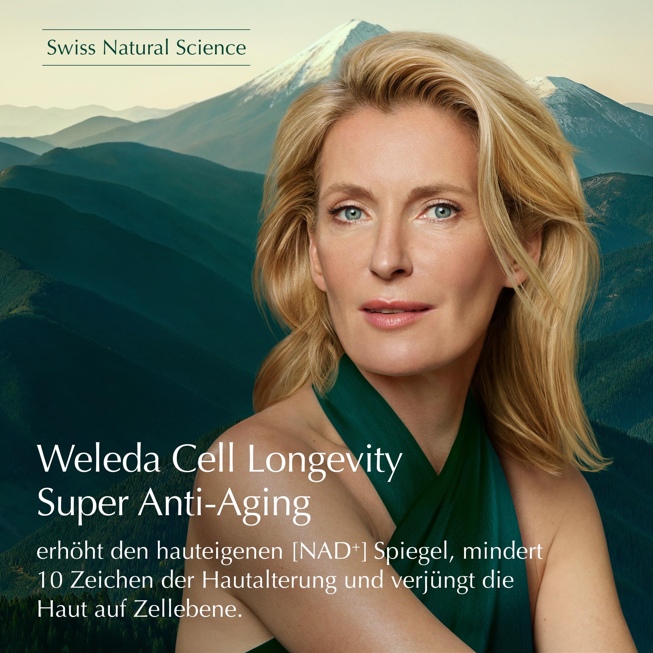 WELEDA Cell Longevity Super Anti-Aging Youth Boosting Night Cream - Gesichtspflege Nachtcreme mit [NAD⁺] Booster & [Retino-Cell] reduziert selbst tiefe Falten sichtbar (Naturkosmetik, vegan, 50ml)