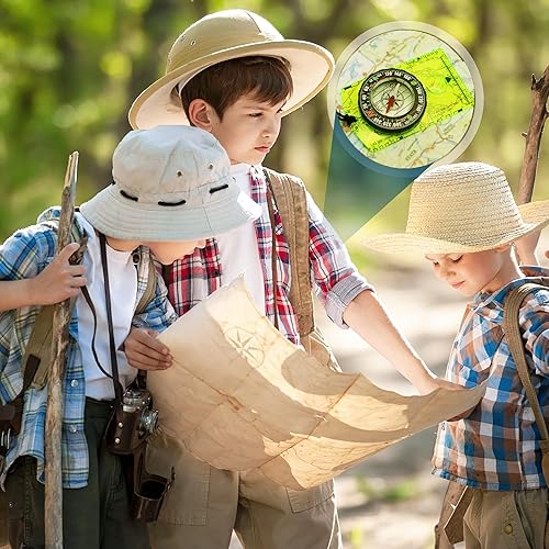 Miniatura 5 de Orienteering Compass Hiking Survival Navigation Compass, Advanced Scout Compass Camping Professional Multifunctional Boy Scout Compass for Kids, Map