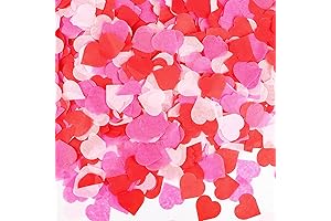 Pack of 6000PCS Heart Paper Confetti for Valentine's Day or Wedding Decor